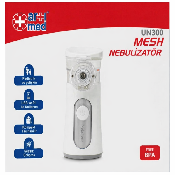 Artımed Mesh Taşınabilir Nebulizatör UN 300